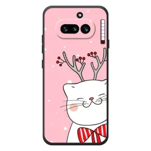 Чехол на тематику: Коты для Nothing Phone (4a) (Зимний кот)