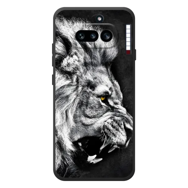 Чехол с рисунком «Злой ЛЕВ» для Nothing Phone (4a)