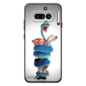 Силіконовий чохол з принтом Зоотрополіс для Nothing Phone (4a) (Змія Зоо)