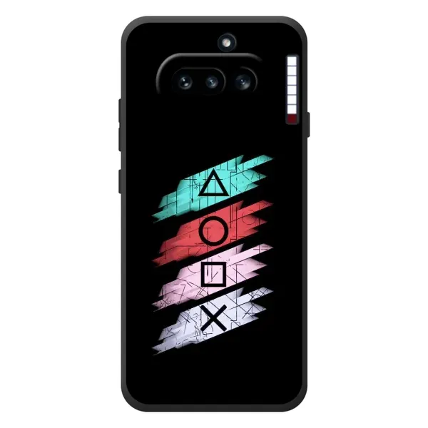 Чехол с рисунком «Значки Sony» для Nothing Phone (4a) Чехол с рисунком «Значки Sony» для Nothing Phone (4a)
