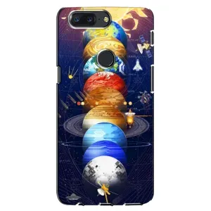 Чехол с рисунком «Арт планети» для OnePlus 5T