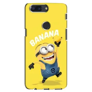 Мультяшний принт на Чохол для ВанПлас 5Т (Banana)