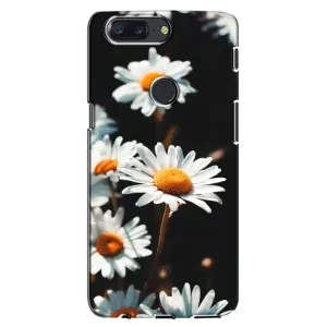 Чехол с ромашками на One Plus 5T (Белые ромашки)