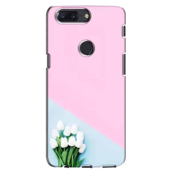 Чехол с рисунком «Белые тюльпаны» для OnePlus 5T Чехол с рисунком «Белые тюльпаны» для OnePlus 5T