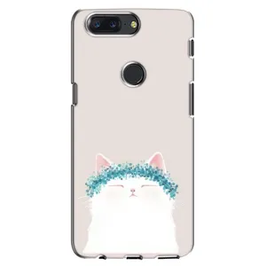 Чохол на тематику: Коти для OnePlus 5T (Білий котик)