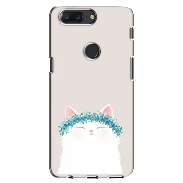 Чехол с рисунком «Белый котик» для OnePlus 5T Чехол с рисунком «Белый котик» для OnePlus 5T