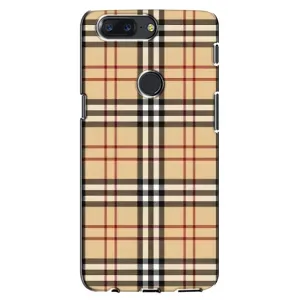 Чехол с рисунком «Burberry стиль» для OnePlus 5T
