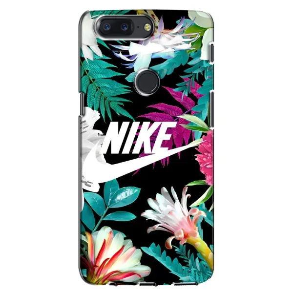 Чехол с рисунком «Цветочный Nike» для OnePlus 5T Чехол с рисунком «Цветочный Nike» для OnePlus 5T