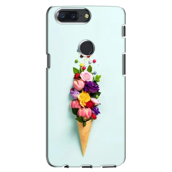 Чехол с рисунком «Цветок-мороженное» для OnePlus 5T Чехол с рисунком «Цветок-мороженное» для OnePlus 5T