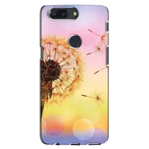 Силиконовый Чехол с одуванчиками на One Plus 5T (Цветок-одуванчик)