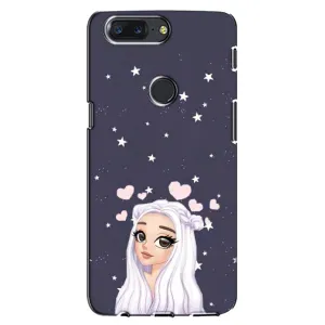 Чохол Стильні дівчата на One Plus 5T (Дівчина та серця)