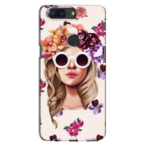 Чехол с рисунком «Девушка в очках» для OnePlus 5T Чехол с рисунком «Девушка в очках» для OnePlus 5T