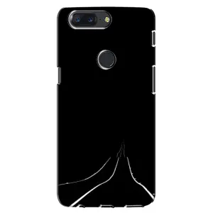 Чехол с картинками на черном фоне для One Plus 5T (Дорога)