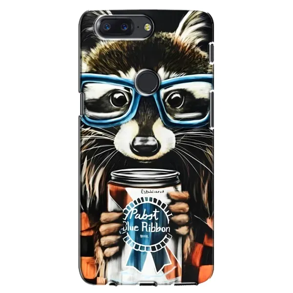 Чехол с рисунком «Енот в очках» для OnePlus 5T Чехол с рисунком «Енот в очках» для OnePlus 5T