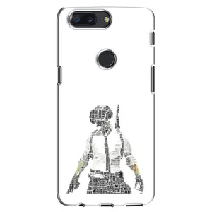 Силиконовый чехол с картинкой "Герой Pubg" на One Plus 5T (Из букв)