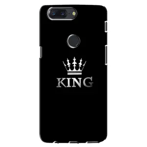 Чохол (Корона на чорному фоні) для ВанПлас 5Т (KING)