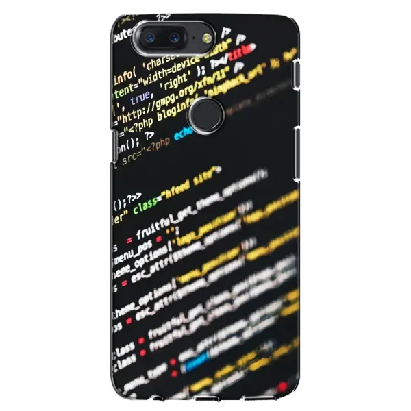 Чехол с рисунком «Код» для OnePlus 5T