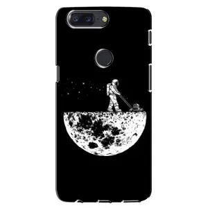 Силиконовый Чехол с принтом "Космонавты" на One Plus 5T (Космонавт)