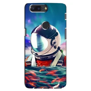 Силиконовый Чехол с принтом "Космонавты" на One Plus 5T
