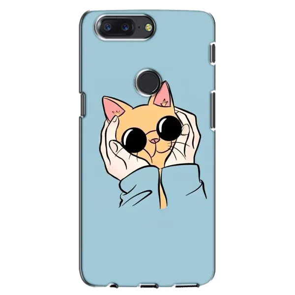 Чехол с рисунком «КОТИК в очках» для OnePlus 5T Чехол с рисунком «КОТИК в очках» для OnePlus 5T
