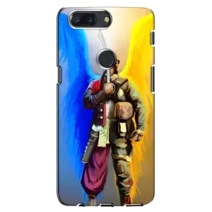 Чехол с картинкой (Патриотический КОЗАК) на One Plus 5T (Козак с крыльями)