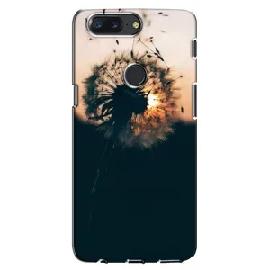 Силиконовый Чехол с одуванчиками на One Plus 5T (Красивый одуванчик)
