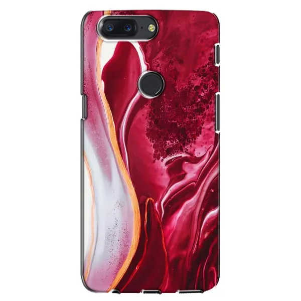 Чехол с рисунком «Красный мрамор» для OnePlus 5T Чехол с рисунком «Красный мрамор» для OnePlus 5T