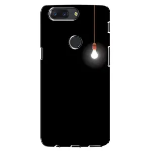 Чехол с картинками на черном фоне для One Plus 5T (Лампочка)