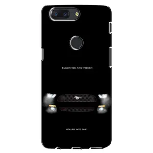 Чехлы с тематикой "Крутые машины" на One Plus 5T (Черный Land Rover)