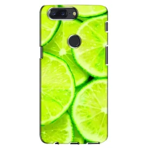 Чохол з зображенням смачної їжі для One Plus 5T (Лайм)