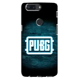 Чехол (TPU) с картинкой "Лого Пабг" на ВанПлас 5Т (Лого PUBG)