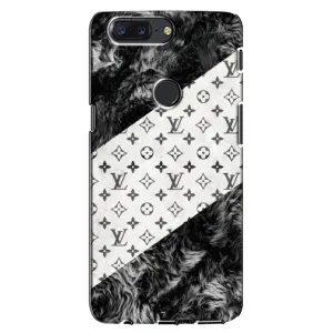 Чехол Стиль Louis Vuitton на One Plus 5T (LV на белом)
