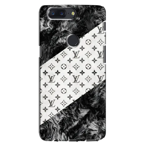 Чехол с рисунком «LV на белом» для OnePlus 5T