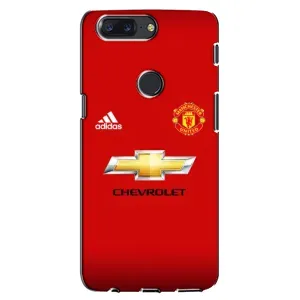 Силиконовые Чехлы принт Футбол на One Plus 5T (Man United)