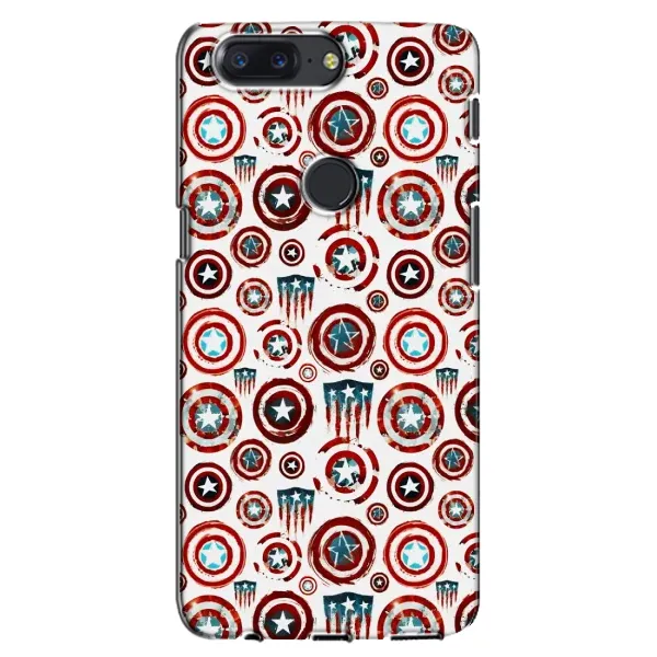 Чехол с рисунком «Марвел щиты» для OnePlus 5T Чехол с рисунком «Марвел щиты» для OnePlus 5T