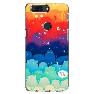 Силіконовий чохол з котиком для One Plus 5T (Mew)