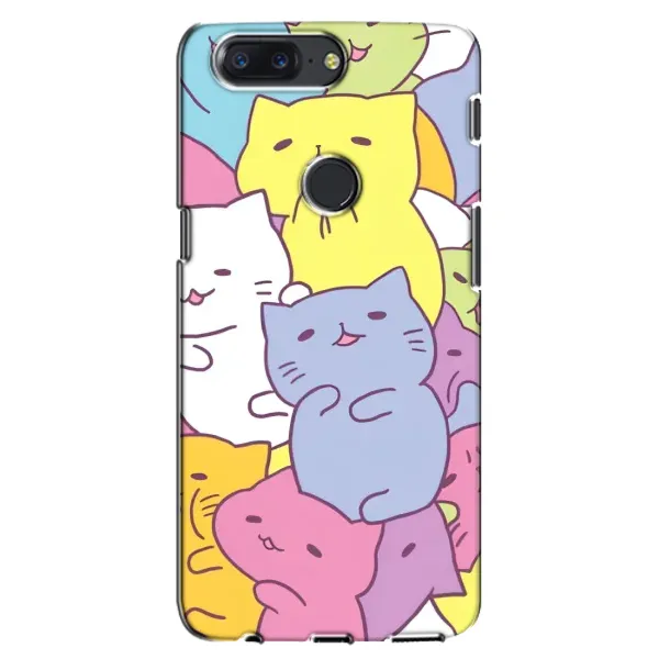 Чехол с рисунком «Милые котики» для OnePlus 5T Чехол с рисунком «Милые котики» для OnePlus 5T