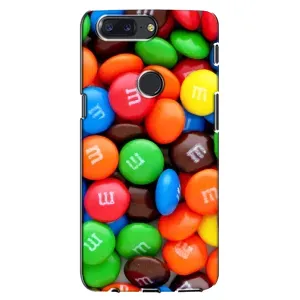 Чохол з зображенням смачної їжі для One Plus 5T (Різнокольорові M&M'S)