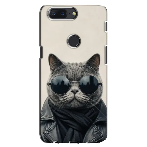 Чехол с рисунком «Модный кот» для OnePlus 5T Чехол с рисунком «Модный кот» для OnePlus 5T