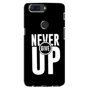 Силиконовый Чехол на One Plus 5T с картинкой Nike (Never Give UP)