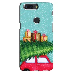 Чехол Новогодняя Елка на One Plus 5T (Новогодние подарки)