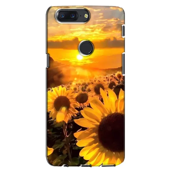 Чехол с рисунком «поле подсолнухов» для OnePlus 5T