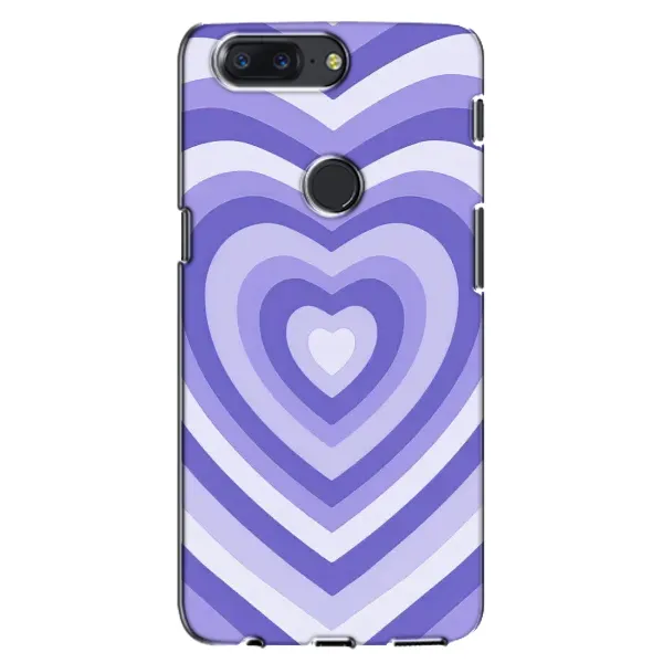 Чехол с рисунком «Сердце фиолет» для OnePlus 5T Чехол с рисунком «Сердце фиолет» для OnePlus 5T