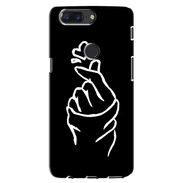 Чехол с рисунком «Сердце на черном» для OnePlus 5T Чехол с рисунком «Сердце на черном» для OnePlus 5T