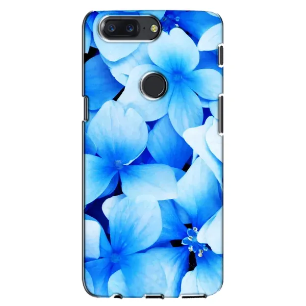 Чехол с рисунком «Синие цветы» для OnePlus 5T Чехол с рисунком «Синие цветы» для OnePlus 5T