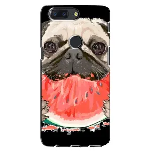 Чохол (ТПУ) Милі песики для One Plus 5T (Смішний Мопс)