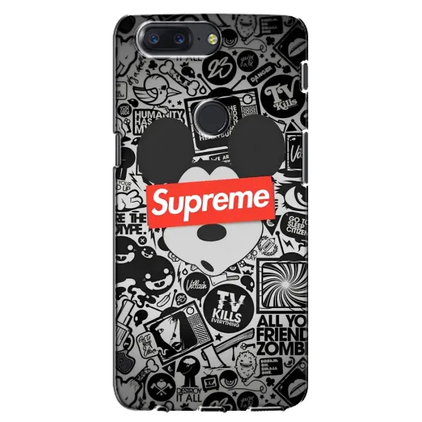 Чехол с рисунком «Supreme Маус» для OnePlus 5T Чехол с рисунком «Supreme Маус» для OnePlus 5T