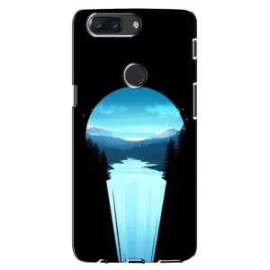 Літній Чохол на One Plus 5T (Синій Водоспад)