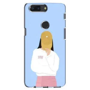Силіконовый Чохол на One Plus 5T з картинкой Модных девушек (Жовта кепка)