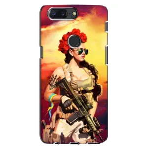 ЗСУ Чехлы (TPU) для One Plus 5T (Женщина солдат)